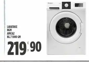 Despar Lavatrice ngm amica2 kg 7 1000 gm offerta