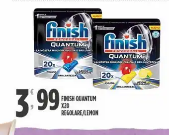Finish quantum x20 regolare/lemon