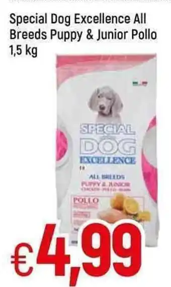 Famila Special Dog Excellence All Breeds Puppy & Junior Pollo 1,5 kg offerta