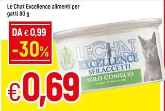 Famila Le Chat Excellence alimenti per gatti 80 g offerta
