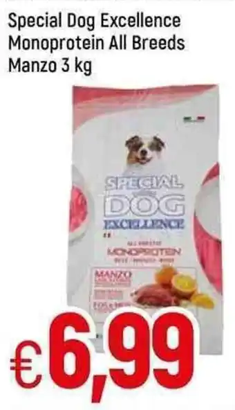 Famila Special Dog Excellence Monoprotein All Breeds Manzo 3 kg offerta