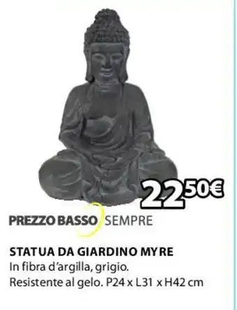 JYSK Statua Da Giardino Myre P24 x L31 X H42 cm offerta