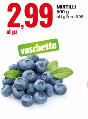 Eurospin Mirtilli 500 g offerta