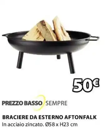 Braciere Da Esterno Aftonfalk Ø58 x H23 cm