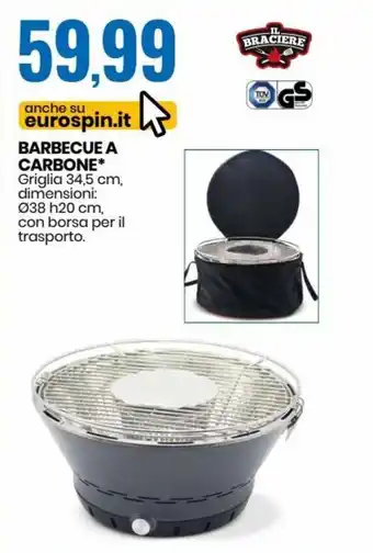Eurospin Il Braciere Barbecue a Carbone offerta