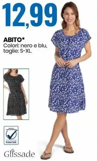 Eurospin Glissade Abito S-XL offerta