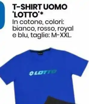 Eurospin T-Shirt Uomo Lotto M-XXL offerta