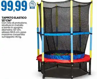 Eurospin Tappeto Elastico 137 CM offerta