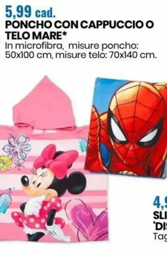 Poncho Con Cappuccio o Telo Mare