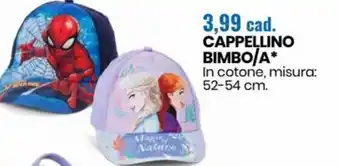 Cappellino Bimbo/A 52-54 cm