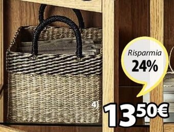 JYSK Cesto Agne P23 x L32 x H16 cm offerta