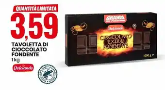Dolciando Tavoletta Di Cioccolato Fondente 1 kg