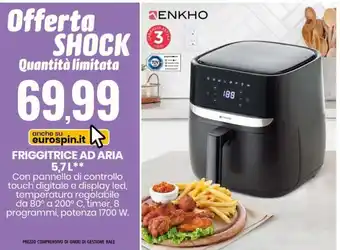 Enkho Friggitrice Ad Aria 5,7 L
