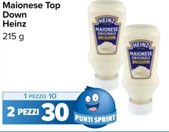 Carrefour Heinz Maionese Top Down 215 g offerta