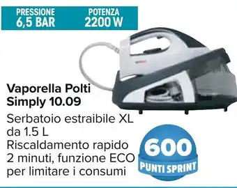Carrefour Polti Simply 10.09 Vaporella offerta