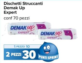 Carrefour Demak Up Expert Dischetti Struccanti 70 pezzi offerta