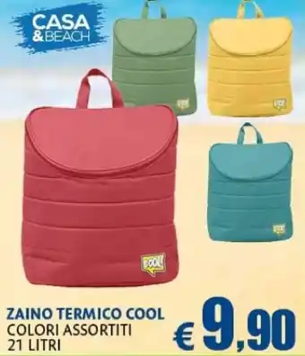 Casa & Co Casa & Beach Zaino Termico Cool Colori Assortiti 21 Litri offerta