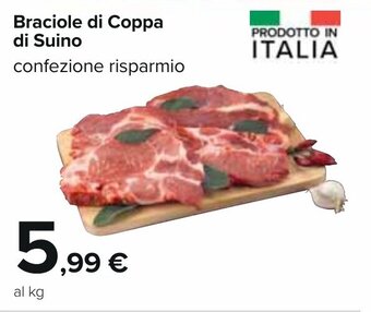 Carrefour Braciole di Coppa di Suino offerta