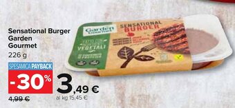 Carrefour Garden Gourmet Sensational Burger 226 g offerta
