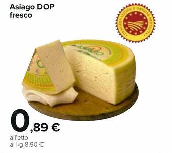 Carrefour Asiago DOP fresco offerta