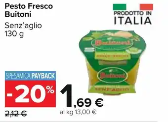 Carrefour Buitoni Pesto Fresco 130 g offerta