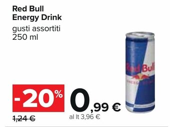 Carrefour Red Bull Energy Drink 250 ml offerta