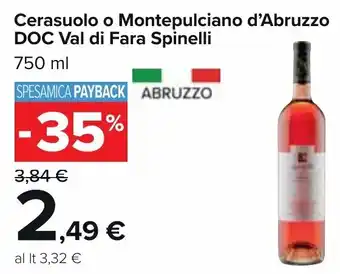Val di Fara Spinelli Cerasuolo o Montepulciano d'Abruzzo 750 ml