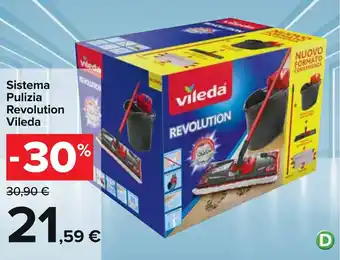 Carrefour Vileda Sistema Pulizia Revolution offerta