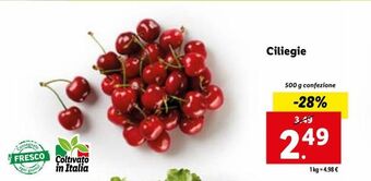 Lidl Ciliegie 500 g offerta