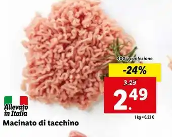Lidl Macinato di tacchino 400g offerta