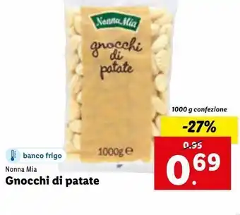 Lidl Gnocchi di patate nonna mia 1000g offerta