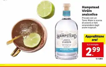 Hampstead virgin analcolico 0.5 l