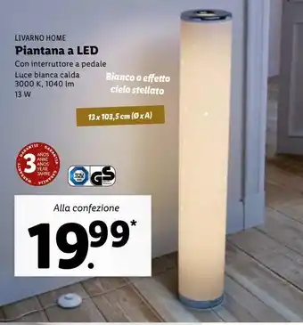 Lidl Livarno home pintana a led offerta