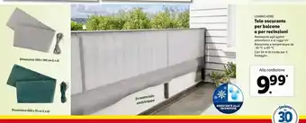 Lidl Livarno home telo pscurante per balcone o per recinzioni offerta