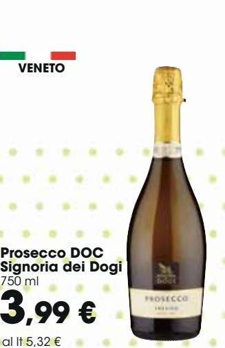 Carrefour Iper Prosecco doc signoria dei dogi offerta