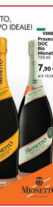 Carrefour Iper Prosecco doc bio mionetto offerta