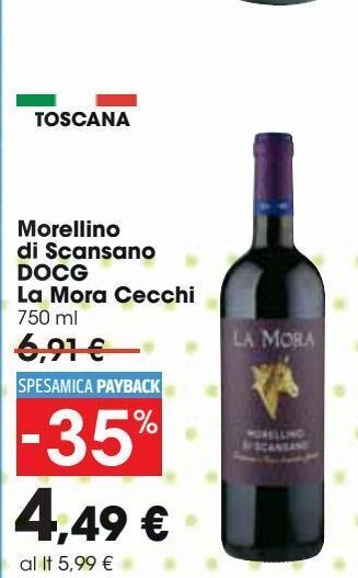 Morellino di scansano docg la mora cecchi
