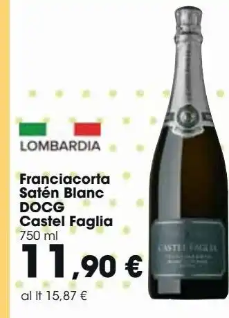Franciacorta satèn blanc docg castel faglia
