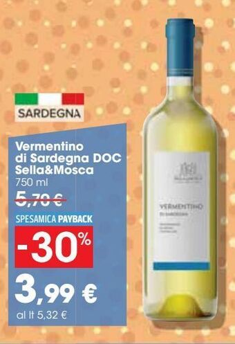 Vermentino di sardegna doc sella & mosca