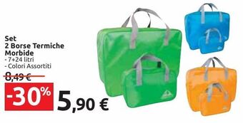 Carrefour Market Set 2 borse termiche morbide offerta