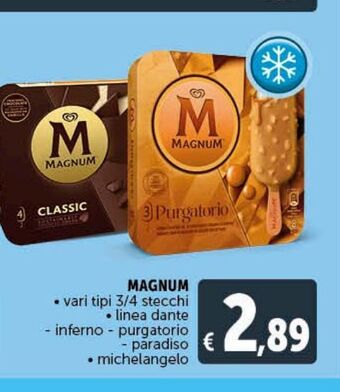 Deco Supermercati Magnum vari tipi 3/4 stecchi offerta