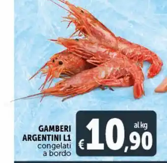 Deco Supermercati Gamberi argentino l1 congelati a bordo al kg offerta