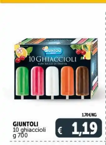 10 ghiacciolo giuntoli g 700