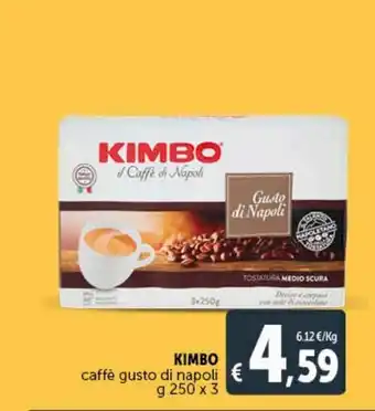 Deco Supermercati Caffè kimbo gusto napoli g 250x3 offerta
