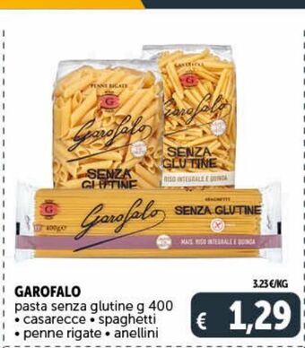 Deco Supermercati Garofalo pasta senza glutine g 400 offerta