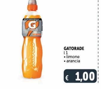 Deco Supermercati Gatorade l 1 limone, arancia offerta