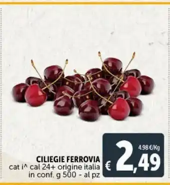 Deco Supermercati Ciliegie ferrovia 500 g offerta