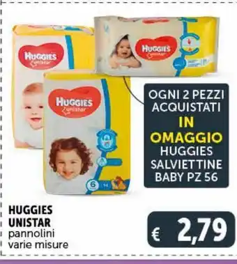 Deco Supermercati Pannolini huggies unistar varie misure offerta