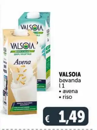 Deco Supermercati Bevande valsoia l 1 avena, riso offerta