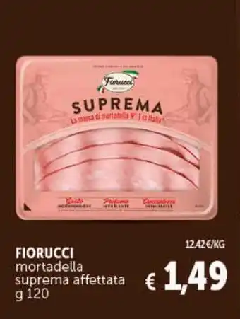 Deco Supermercati Mortadella suprema affettata fiorucci g 120 offerta